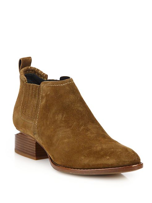 Alexander Wang - Kori Notch-Heel Suede Boots