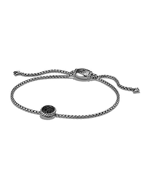 David Yurman - Petite Bracelet with Black Diamonds