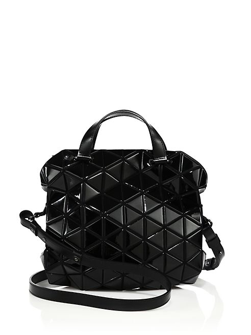 Bao Bao Issey Miyake - Tonneau Geometric Faux-Leather Crossbody Bag