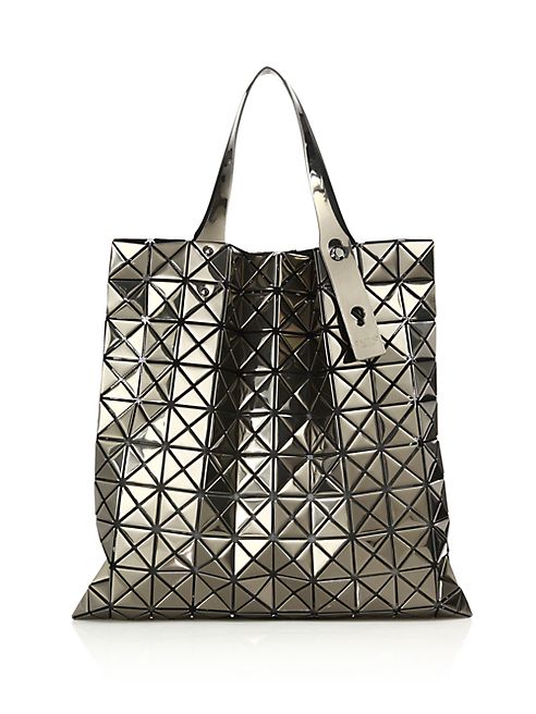 Bao Bao Issey Miyake - Platinum Metallic Faux Leather Tote