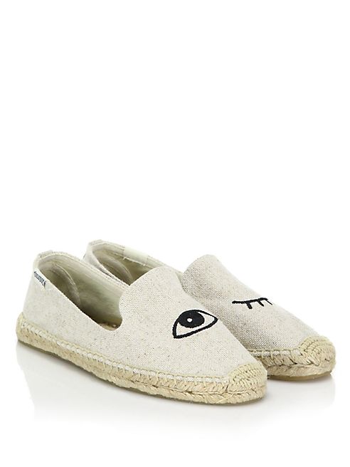 Soludos - Soludos x Jason Polan Winking Eye Espadrille Flats