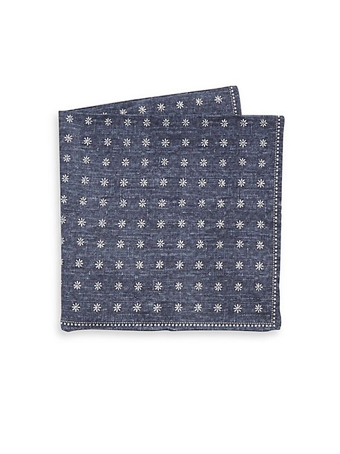 Brunello Cucinelli - Floral Print Pocket Square