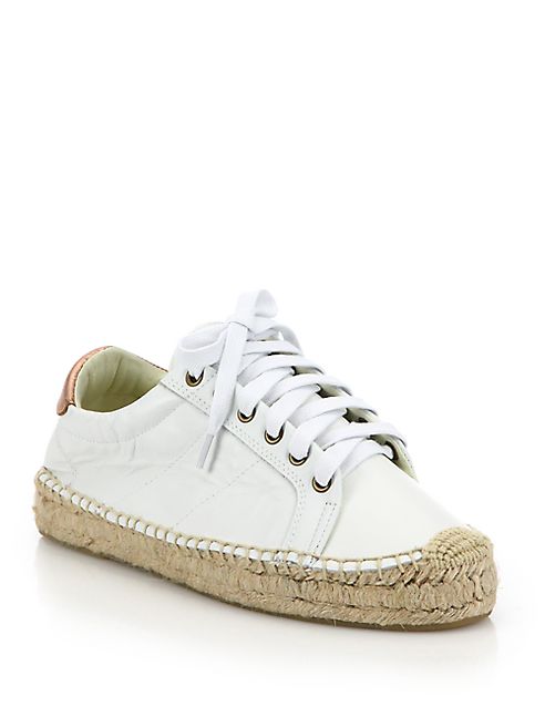 Soludos - Leather Platform Tennis Sneakerdrille