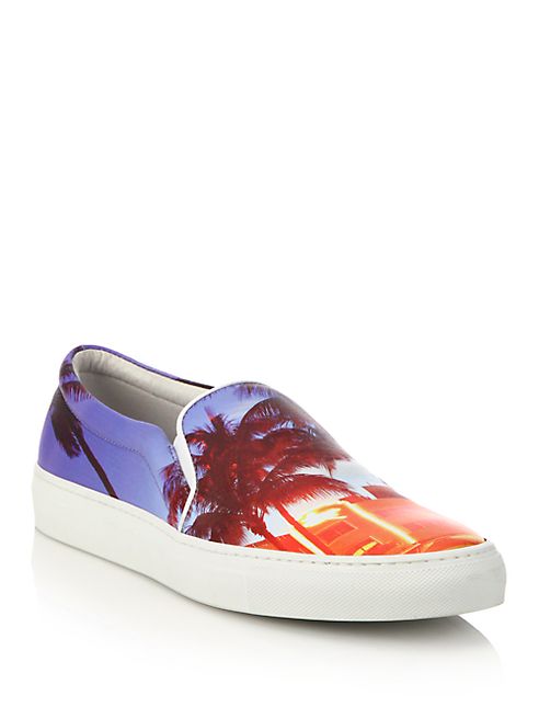 Joshua Sanders - Ocean Drive Leather Slip-On Sneakers