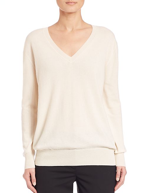 The Row - Sabry Cashmere V-Neck Sweater