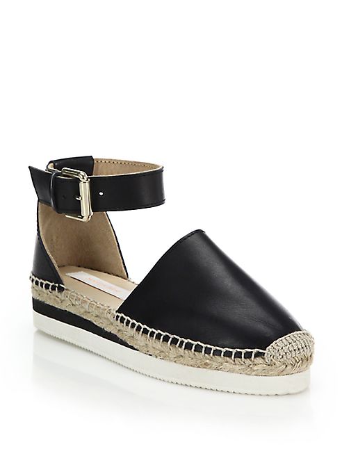 See by Chloé - Glyn Suede Ankle-Strap Platform Espadrilles