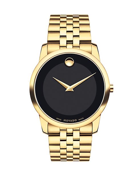 Movado - Museum Classic Bracelet PVD Goldtone Watch