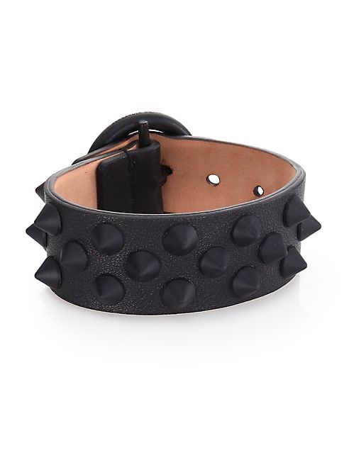 Alexander McQueen - Sport Spiked Leather Cuff Bracelet