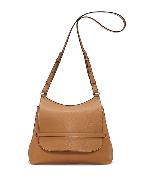 The Row - Sideby Pebbled Leather Crossbody Bag