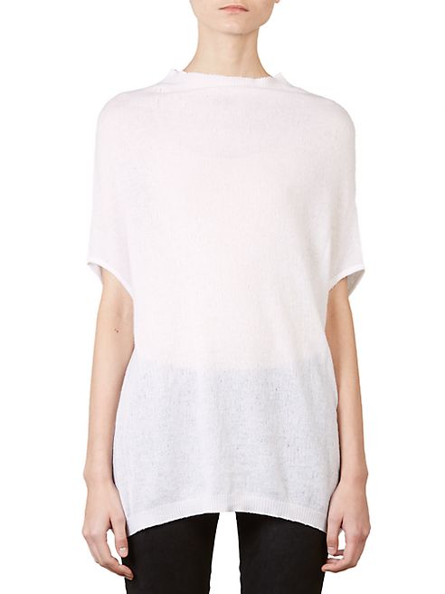 Rick Owens - Crater Knit Cotton & Cashmere Short-Sleeve Sweater