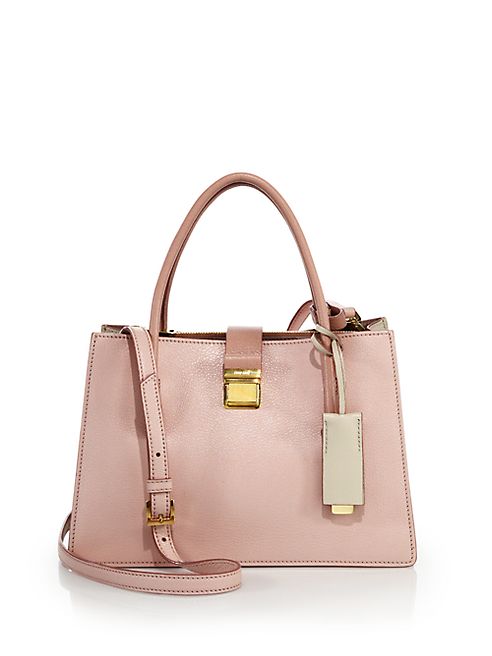 Miu Miu - Madras Small Leather Satchel