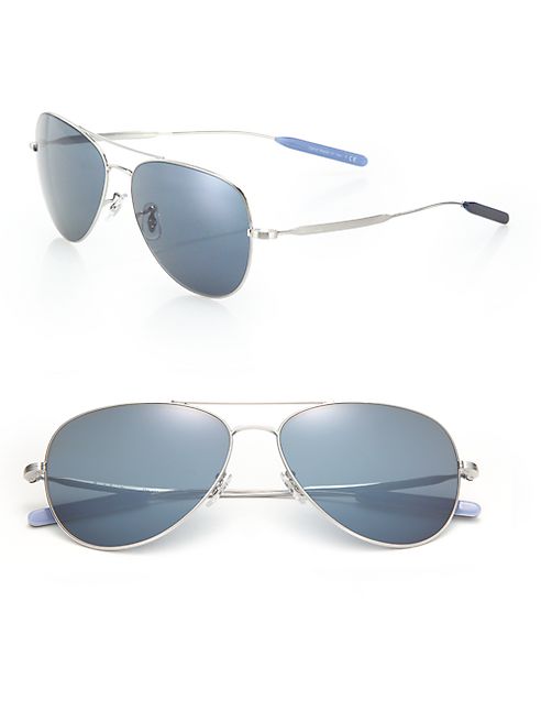 Paul Smith - Davison 58MM Double-Bridge Aviator Sunglasses