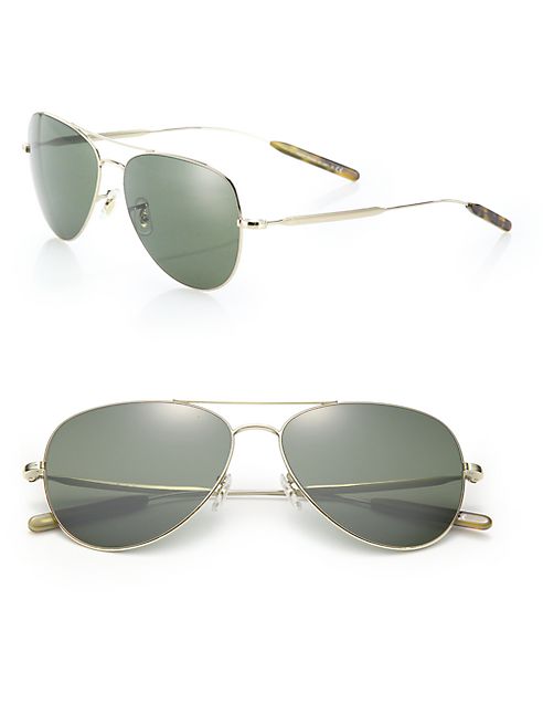 Paul Smith - Davidson 58MM Double-Bridge Aviator Sunglasses