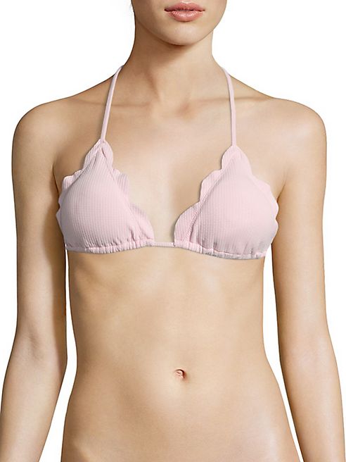 Marysia - Broadway Scalloped String Bikini Top