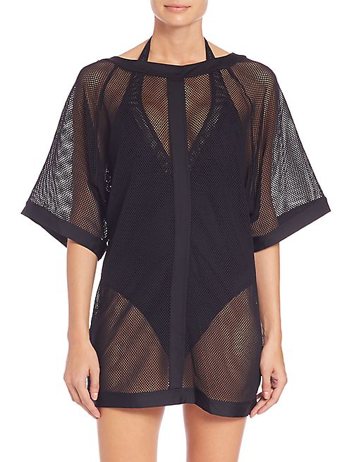 Carmen Marc Valvo - Pacific Mesh Coverup