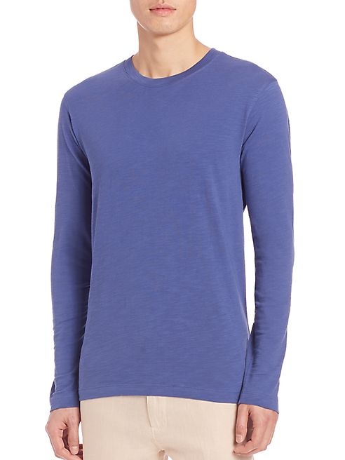 Saks Fifth Avenue Collection - Slub-Knit Crewneck Tee