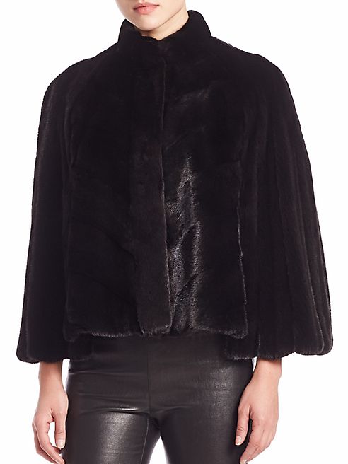 Bibhu Mohapatra - Mink Fur Cape