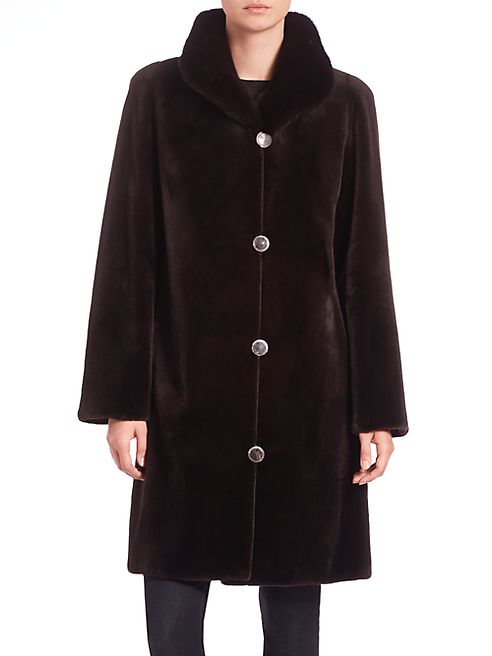 Carmen Marc Valvo - Reversible Mink Fur Coat