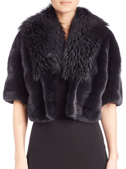 Michael Kors Collection - Mink & Fox Fur Jacket