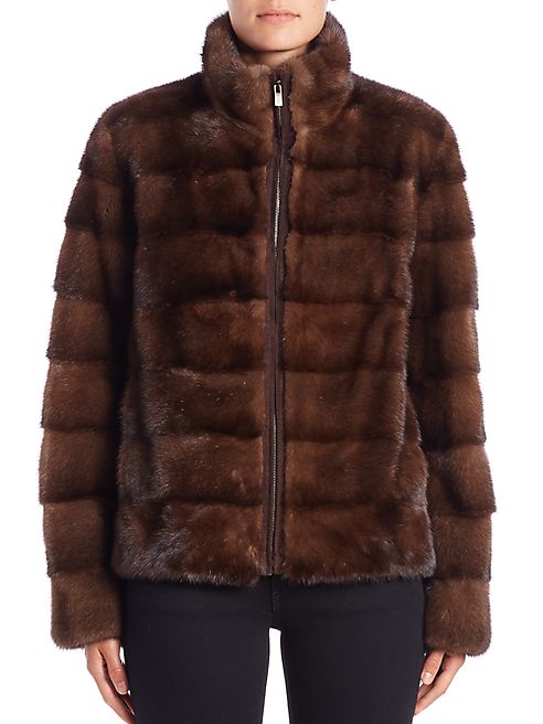 Michael Kors Collection - Horizontal Mink Fur Jacket