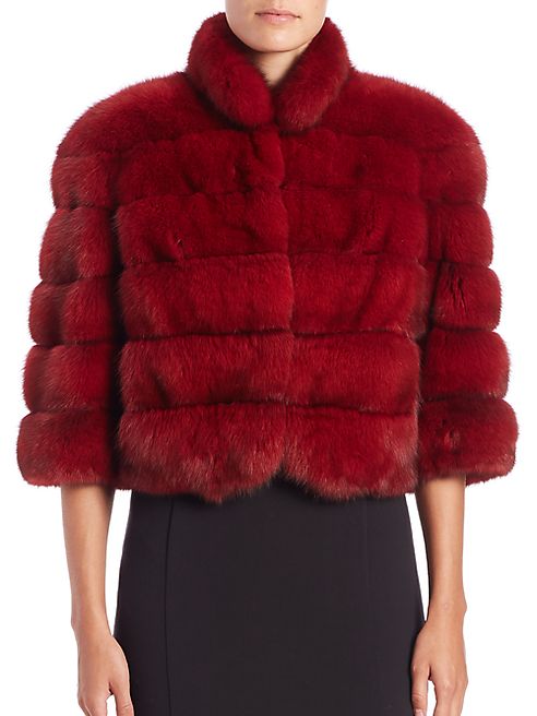 The Fur Salon - Cropped Sable Fur Jacket