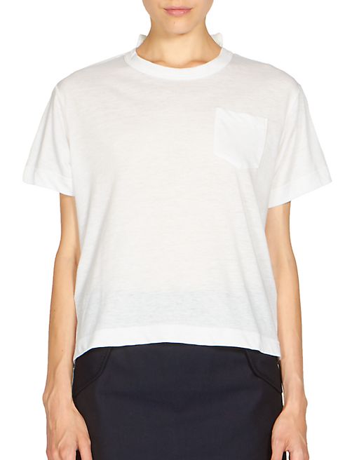 Sacai - Lace-Back Tee