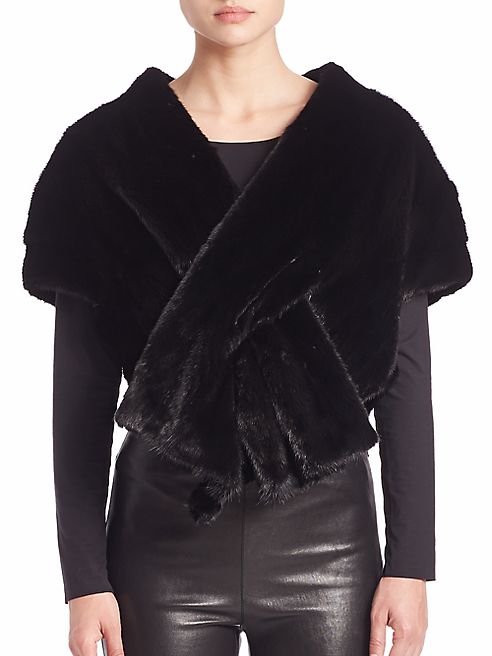 Carmen Marc Valvo - Mink Fur Stole