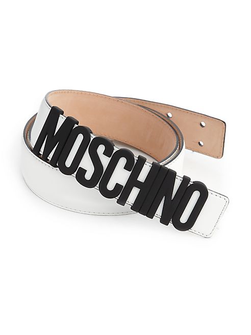 Moschino - Matte Logo Belt