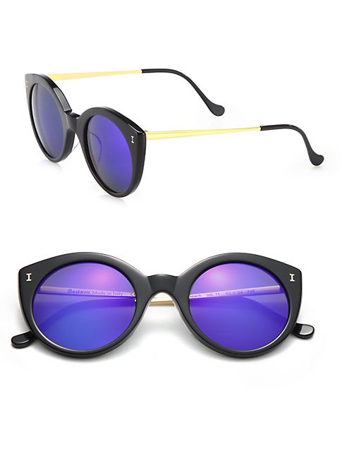 Illesteva - Boca II 47MM Round Sunglasses