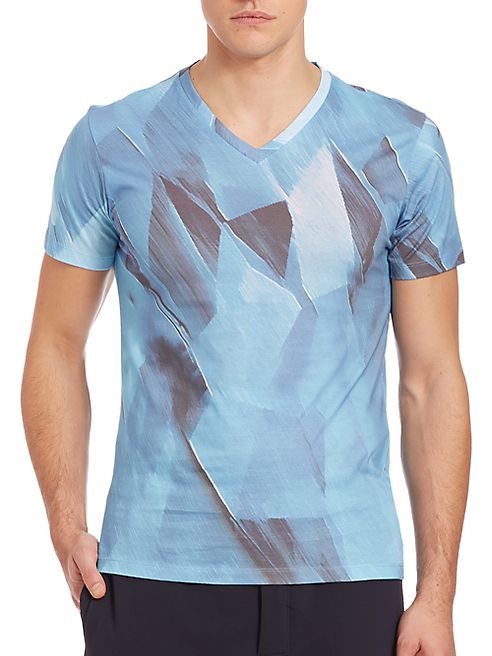 Emporio Armani - Brush Stroke Cotton Tee