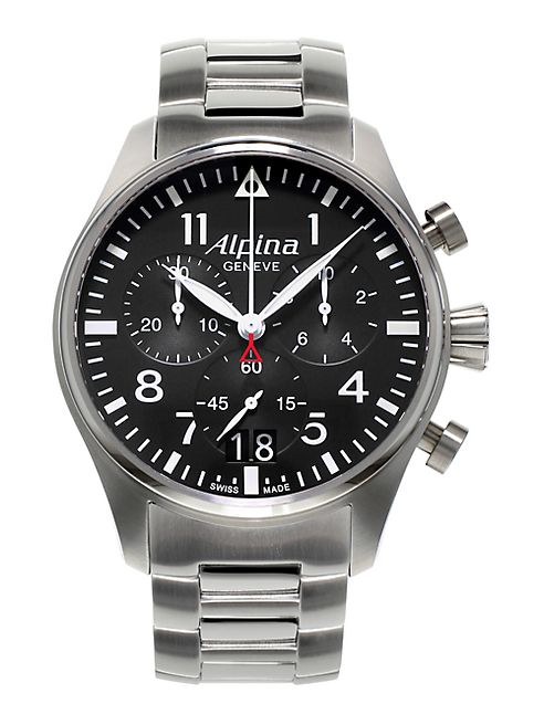 Alpina - Startimer Stainless Steel Watch