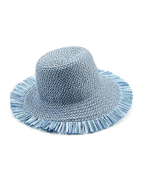 Eric Javits - Tiki Fringed Woven Bucket Hat