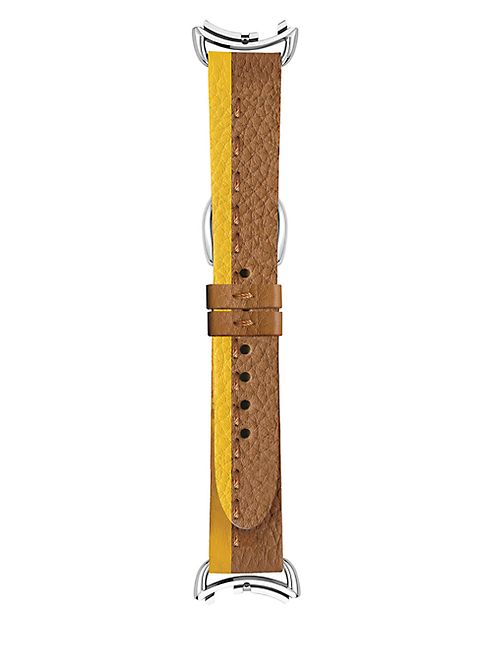 Fendi - Selleria Two-Tone Leather Watch Strap/17MM