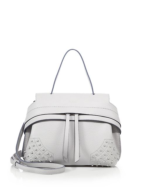 Tod's - Wave Mini Gommini Leather Satchel