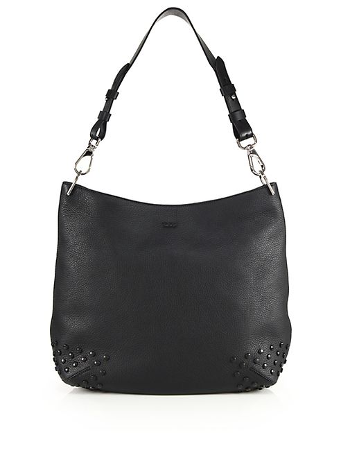 Tod's - Gommini Medium Leather Hobo Bag