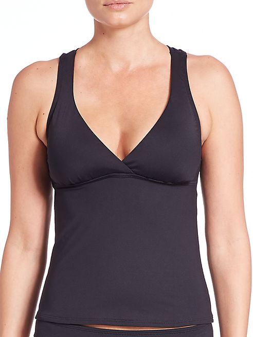 La Blanca Swim - Island Crossback Tankini Top