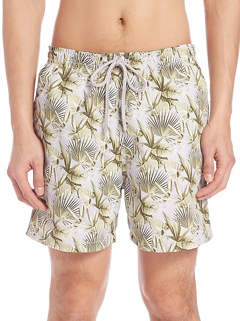 Saks Fifth Avenue Collection - Palm Leaf Swim Trunks