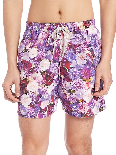 Saks Fifth Avenue Collection - Chrysanthemum Swim Trunks