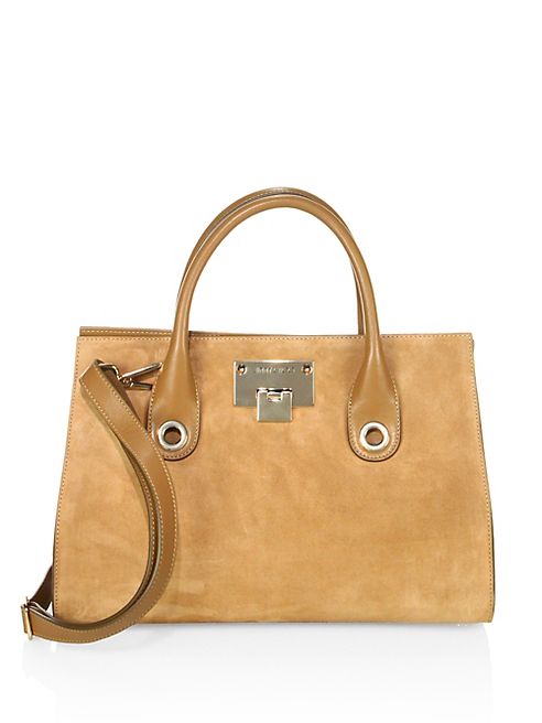 Jimmy Choo - Riley Suede & Leather Tote