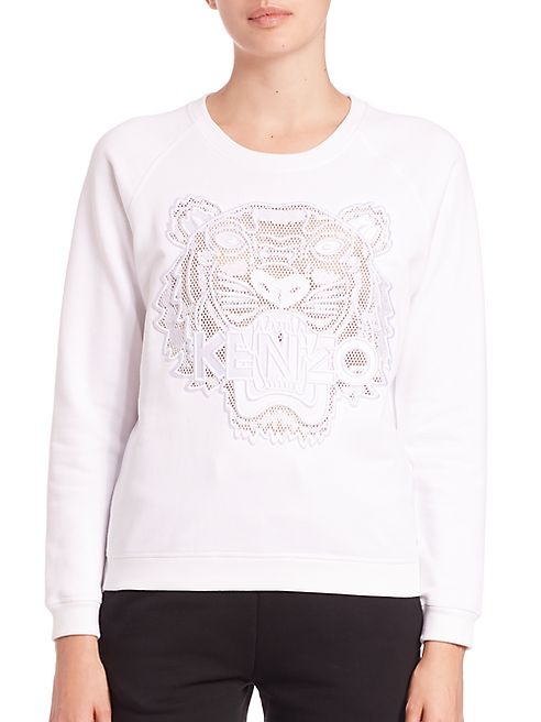 KENZO - Mesh Tiger Icon Sweatshirt