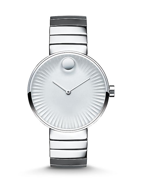 Movado - Movado Edge Stainless Steel Bracelet Watch