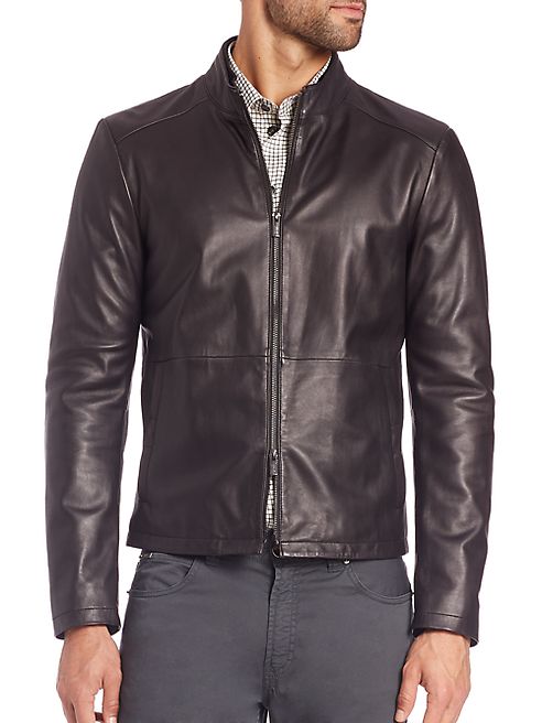 Armani Collezioni - Leather Biker Jacket