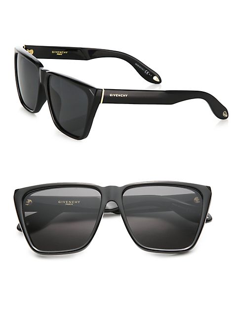 Givenchy - 55MM Acetate Angular Sunglasses