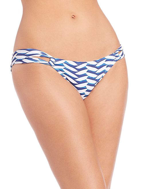 Shoshanna - Wave-Print Loop Bikini Bottom