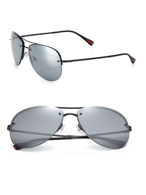 Prada - 59MM Pilot Sunglasses