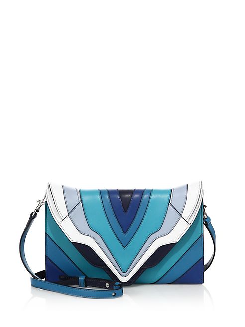 Elena Ghisellini - Selina Small Multicolor Leather Clutch