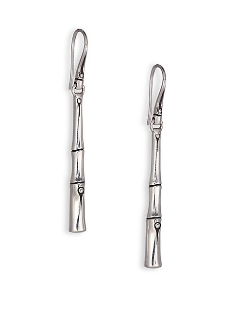 John Hardy - Bamboo Sterling Silver Drop Earrings