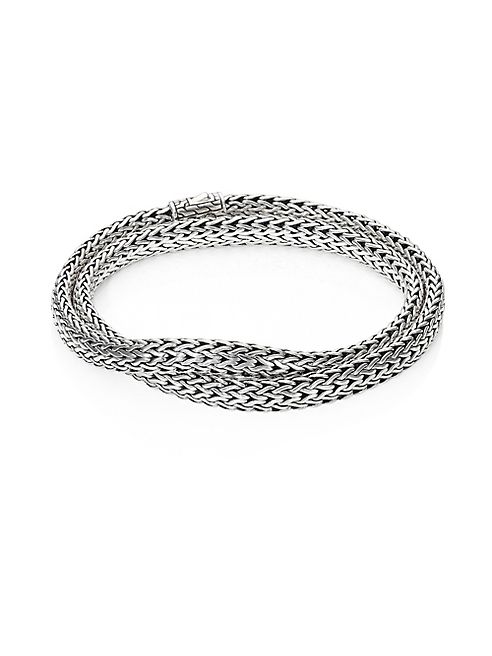 John Hardy - Classic Chain Sterling Silver Double Wrap Bracelet