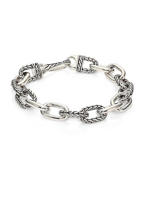 John Hardy - Classic Chain Sterling Silver Small Anchor Rode Link Bracelet