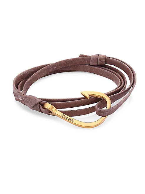 Miansai - Hook Leather Wrap Bracelet